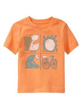 12-18 Baby Gap shirt Wave Sun Bike Pelican summer top tee NWT New